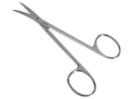 622-00 Zahnuté hladké ostré nůžky, 10,5cm