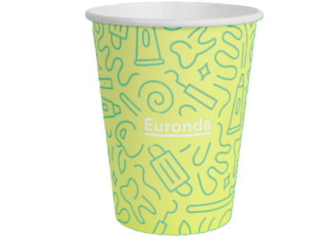 Euronda papírové kelímky, Graffiti lime, 1000 ks 200ml