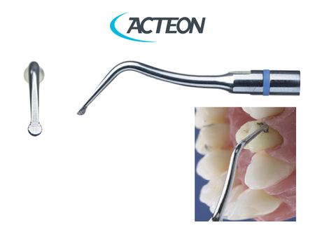 Acteon Satelec EX3 - Minimálně invazivní preparace. Poloviční kulička na distální preparaci bez poškození sousedního zubu - bez krvácení