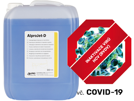 AlproJet-D 10L vysoce účinný koncentrát dezinfekce pro denní údržbu odsávání soupravy