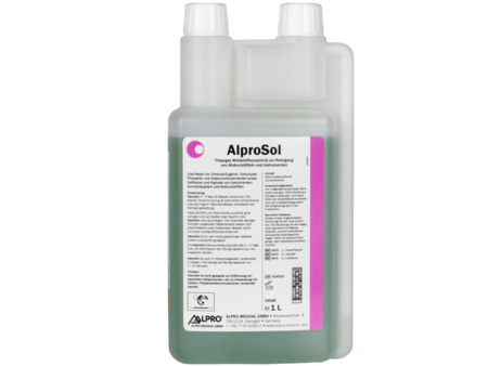AlproSol 1L - Vysoce účinný koncentrát pro čistění otiskovacích lžic špachtlí a nástrojů 