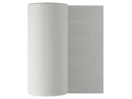 EURONDA Monoart APRON PG30 - Ochranný voděodolný papírový plášť pro pacienta, 610x530mm 80ks/role bílý