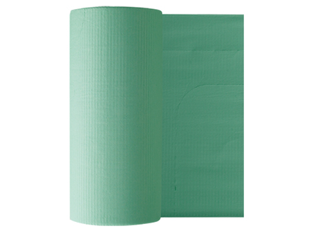 EURONDA Monoart APRON PG30 - Ochranný voděodolný papírový plášť pro pacienta, 610x530mm 80ks/role mentolový