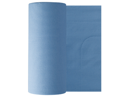 EURONDA Monoart APRON PG30 - Ochranný voděodolný papírový plášť pro pacienta, 610x530mm 80ks/role světle modrý