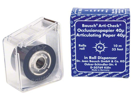 Artikulační papír Bausch BK15 modrý, role 22mm/10m, 81201