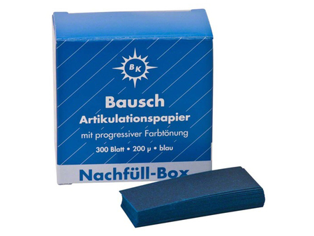 Artikulační papír Bausch refill BK1001 modrý 300ks, 44532