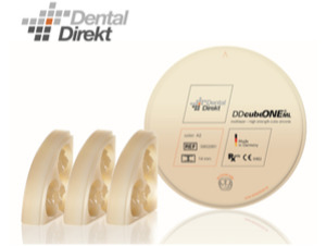 DD cube ONE ML multilayer (HT+) translucence 45%, pevnost 1250 MPa