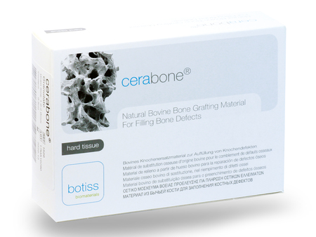 Botiss Cerabone® Bovinní granulát, 0.5 ml, velikost 1.0 - 2.0 mm (1520)