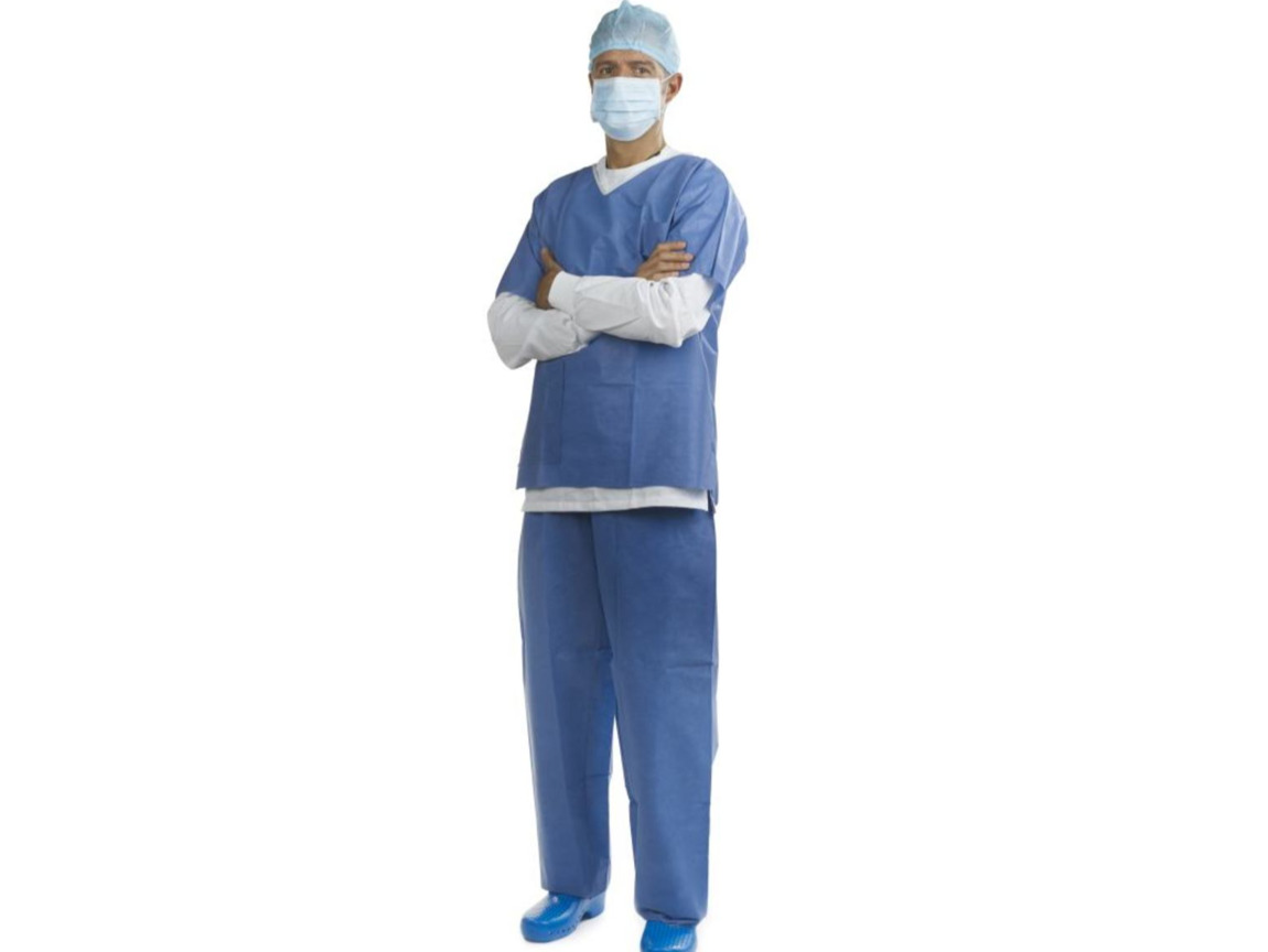EURONDA Chirurgický ochranný oděv - kalhoty a tričko, vel. M, 20setů, 270415