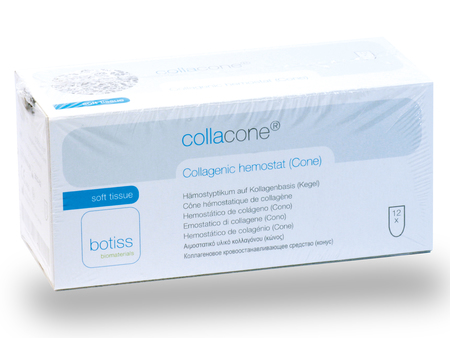 Botiss Collacone® 12ks - velké kolagenové kužely pro ošetření extrakční rány a zastavení krvácení (511112)