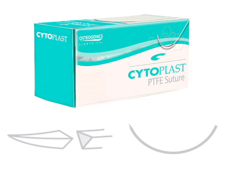 Cytoplast™ PTFE monofil CS0418, USP 2-0 / 19 mm 12ks
