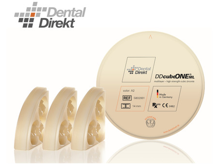 DD cube ONE® ML-multilayer. (HT ) extra translucentní, A1, 14mm (G832007)