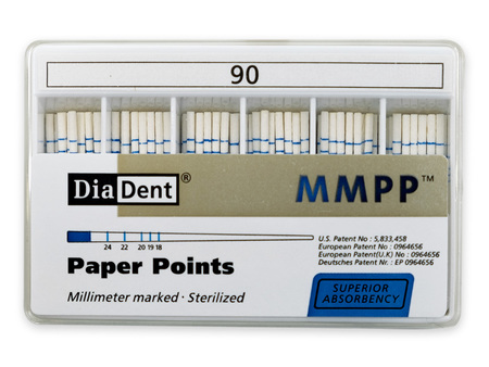 DiaDent .02 - Papírové čepy, sada 015-040