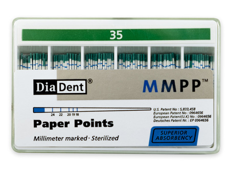DiaDent .02 - Papírové čepy, vel. 035