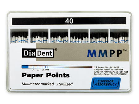 DiaDent .02 - Papírové čepy, vel. 040