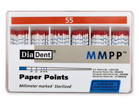 DiaDent .02 - Papírové čepy, vel. 055