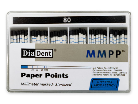DiaDent .02 - Papírové čepy, vel. 080