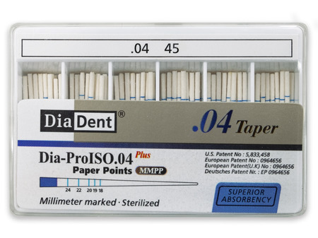 DiaDent .04 - Papírové čepy, vel. 045