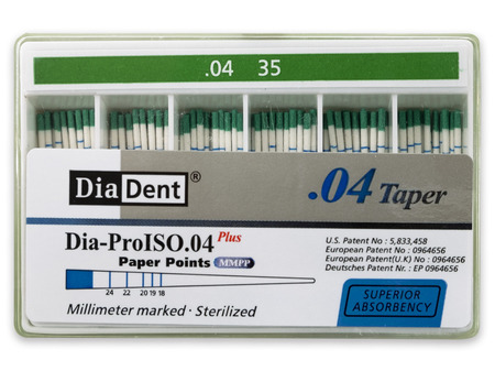 DiaDent .04 - Papírové čepy, vel. 035