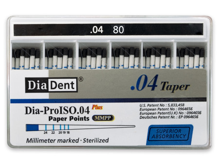 DiaDent .04 - Papírové čepy, vel. 080