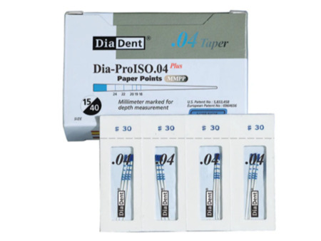 DiaDent .04 Sterilní papírové čepy, vel. 020