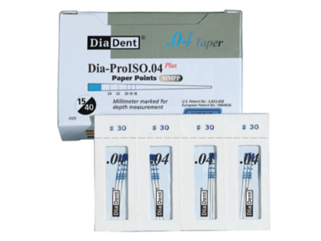 DiaDent .04 Sterilní papírové čepy, vel. 025
