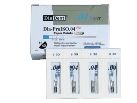 DiaDent .04 Sterilní papírové čepy, vel. 030