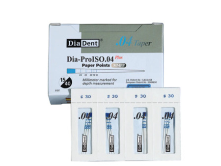 DiaDent .04 Sterilní papírové čepy, vel. 035