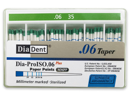 DiaDent .06 - Papírové čepy, vel. 035
