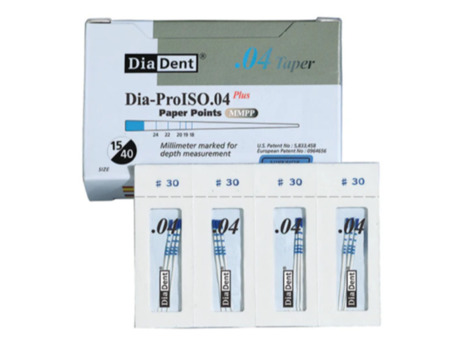 DiaDent .06 Sterilní papírové čepy, sada 15-40