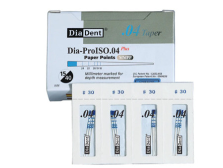 DiaDent .06 Sterilní papírové čepy, vel. 020