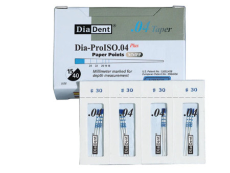 DiaDent .06 Sterilní papírové čepy, vel. 025