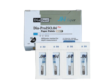 DiaDent .06 Sterilní papírové čepy, vel. 040