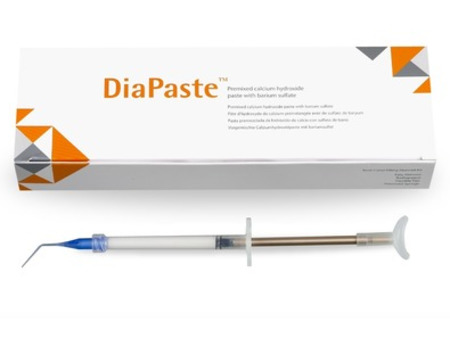 DiaDent Diapaste kalcium-hydroxidová pasta, 2g pasty + 20 aplikačních koncovek 1001-402