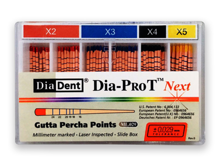 	Dia-PROT NEXT gutaperča pro nástroje Protaper Next