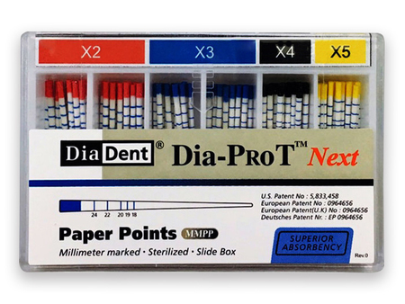 Dia-ProT NEXT - Papírové čepy pro Protaper, SADA X2-X5 (267-691)