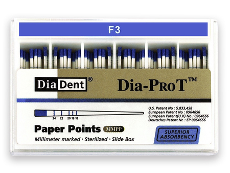 Dia-ProT - Papírové čepy pro Protaper, vel. F3