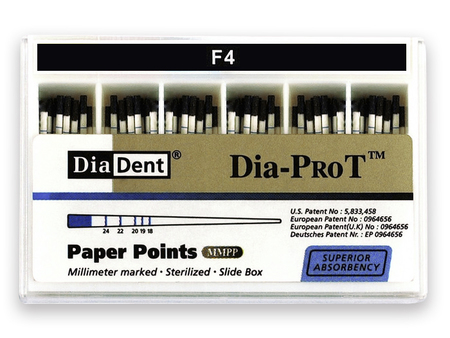 Dia-ProT - Papírové čepy pro Protaper, vel. F4