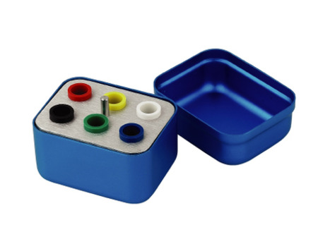 Endo box na gutaperčové čepy - Small Square Type A, modrý (807-004)
