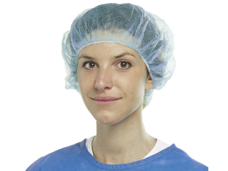 EURONDA chirurgická operační čepice Round cap modrá 100ks (270506)
