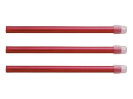 EURONDA Monoart Jednorázové savky s odnímatelnou špičkou, 15mm 100ks červené (22810644)