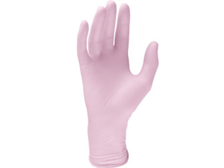 Rukavice LATEX 100ks růžová vel. L