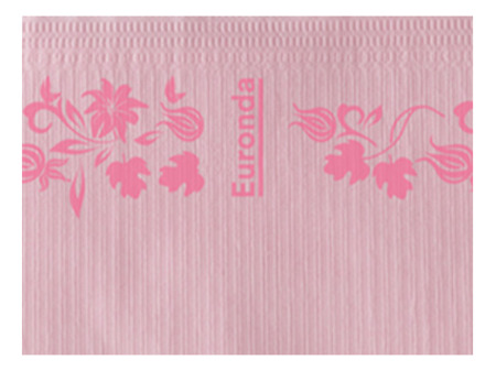 EURONDA Monoart TOWEL UP FLORAL ochranný plášť, růžový 33x45, 10balx50ks (21810492)