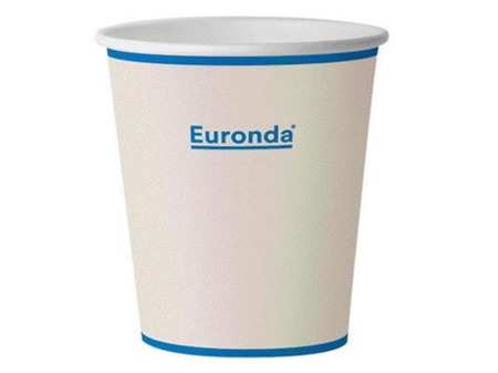 Euronda papírové kelímky, natura 1000ks 185ml