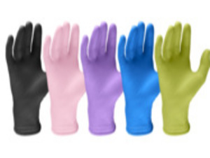 Latexové rukavice barevné