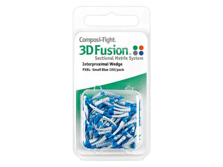 Klínky Composi-Tight® 3D Fusion™ - 100 ks, modré, malé, 123957