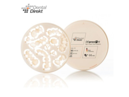 DD PMMA termoplastický polymer Bleach,15 mm