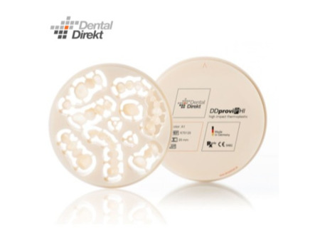 DD PMMA termoplastický polymer Bleach, 20 mm