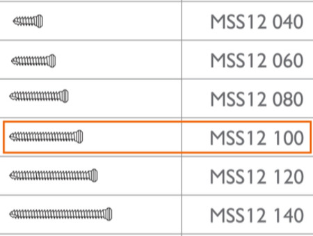 MEISINGER Micro Screw 3 x Ø1.2 - 10mm, by Prof. Dr. Fouad Khoury