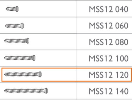 MEISINGER Micro Screw 3 x Ø1.2 - 12mm, by Prof. Dr. Fouad Khoury